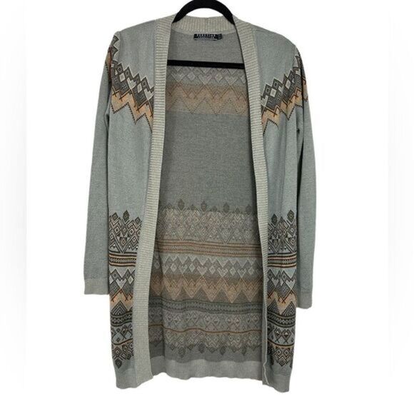 Peruvian connection 100% Pima cotton aztec cardigan XS - Picture 1 of 7